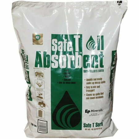 EP MINERALS SAFE-T-SORB Absorbent, Calcined Clay, 40 LB 7941